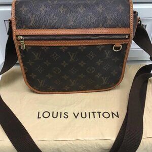 Authentic Louis Vuitton Bosphore PM Monogram Messenger Crossbody Bag w/ Dust Bag